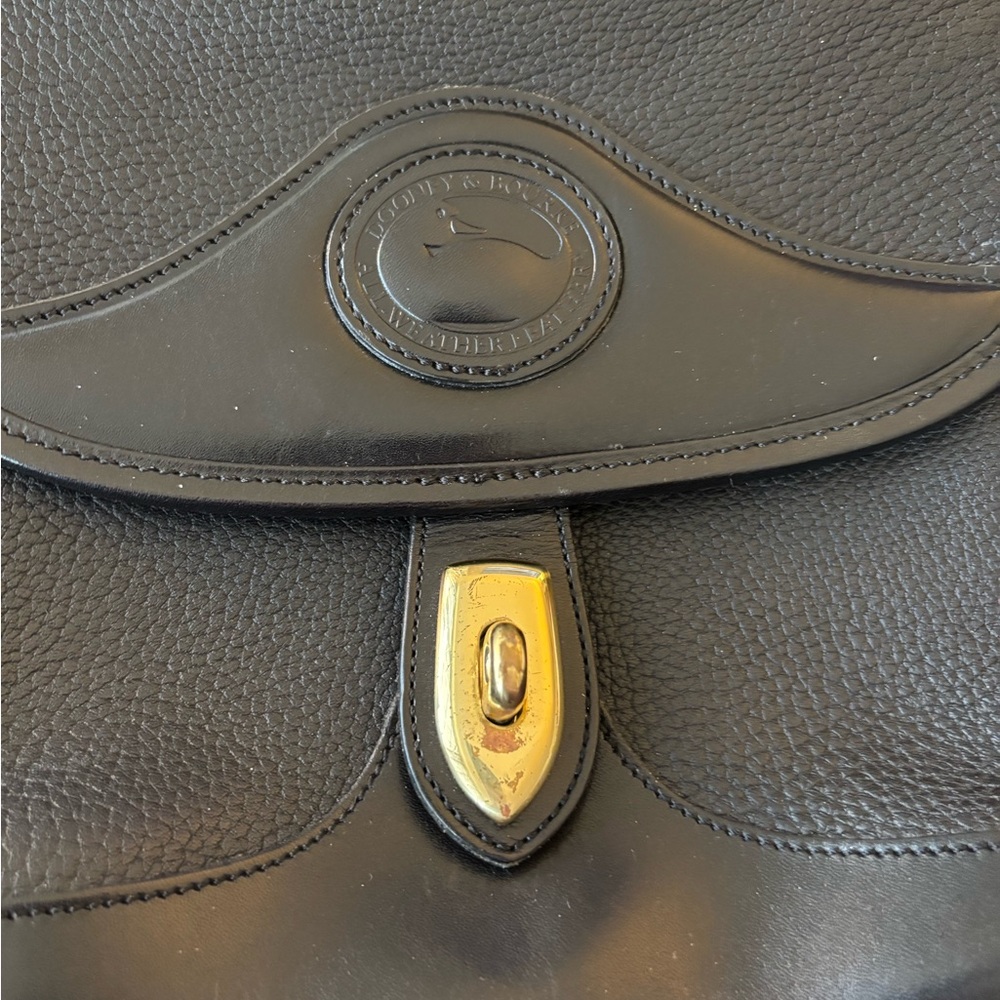 Dooney & Bourke Black Leather Shoulder Bag
